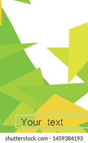 Abstract modern poligonal background for brochure and covers, made with geometrical shapes.
