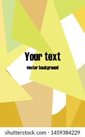 Abstract modern poligonal background for brochure and covers, made with geometrical shapes.