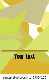 Abstract modern poligonal background for brochure and covers, made with geometrical shapes.