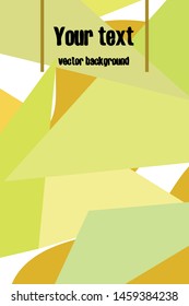 Abstract modern poligonal background for brochure and covers, made with geometrical shapes.