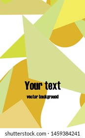 Abstract modern poligonal background for brochure and covers, made with geometrical shapes.