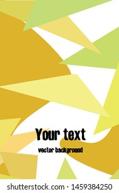 Abstract modern poligonal background for brochure and covers, made with geometrical shapes.