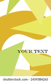 Abstract modern poligonal background for brochure and covers, made with geometrical shapes.