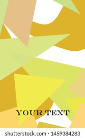 Abstract modern poligonal background for brochure and covers, made with geometrical shapes.