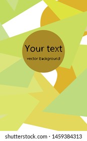 Abstract modern poligonal background for brochure and covers, made with geometrical shapes.