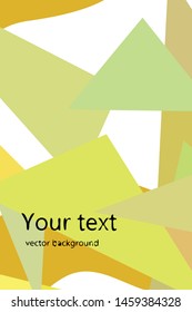 Abstract modern poligonal background for brochure and covers, made with geometrical shapes.