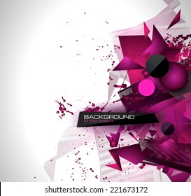 Abstract modern poligonal background for brochure and covers, made with geometrical shapes to use for posters, book cover, flyer and advertisement material