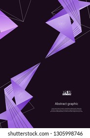 Abstract modern poligonal background. Eps10 Vector illustration