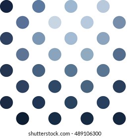 Abstract Modern Polka Dots pattern
