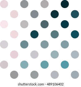 Abstract Modern Polka Dots pattern