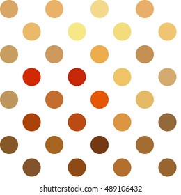 Abstract Modern Polka Dots pattern