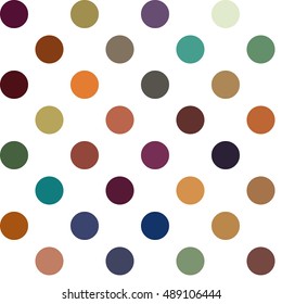 Abstract Modern Polka Dots pattern