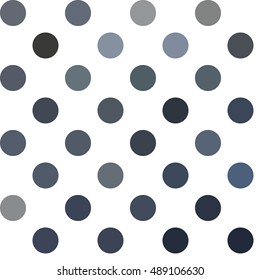 Abstract Modern Polka Dots pattern