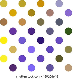 Abstract Modern Polka Dots pattern