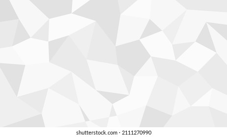 Resumen del fondo moderno del polígono. Textura geométrica blanca y gris. ilustración de vector 
