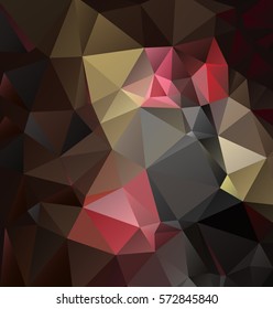 Abstract modern Polygon red background 