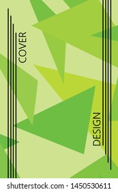 Abstract modern polygonal background for brochure and covers, made with geometrical shapes.