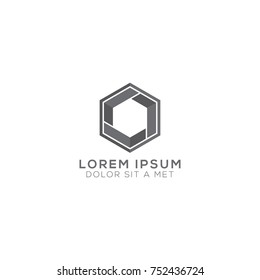 Abstract Modern Polygonal Logo Design Vector