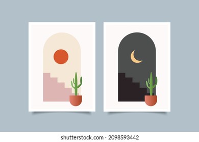 abstract modern poster wall art print collection