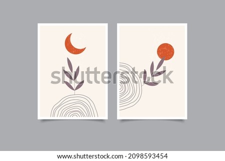 abstract modern poster wall art print collection