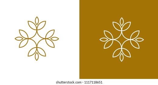 Abstract modern premium logo element. Elegant and exclusive vector design