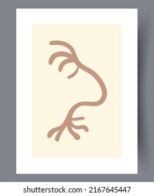 Resumen de afiches de arte moderno imprimible en las paredes. Conjunto de pancartas y obras de arte creativas abstraccionistas para la impresión. Ilustración vectorial. 