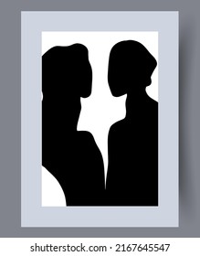 Resumen de afiches de arte moderno imprimible en las paredes. Conjunto de pancartas y obras de arte creativas abstraccionistas para la impresión. Ilustración vectorial. 