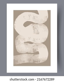 Abstract modern printable art wall posters. Bundle of abstractionism creative banners and artworks for print. Vector illustration. 