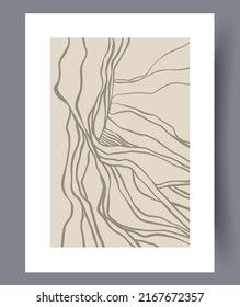 Abstract modern printable art wall posters. Bundle of abstractionism creative banners and artworks for print. Vector illustration. 