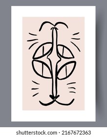 Resumen de afiches de arte moderno imprimible en las paredes. Conjunto de pancartas y obras de arte creativas abstraccionistas para la impresión. Ilustración vectorial. 