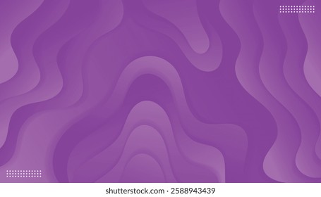 Abstract modern purple background. Paper cut background for presentation, cover, banner, and website template. Vector illustration.