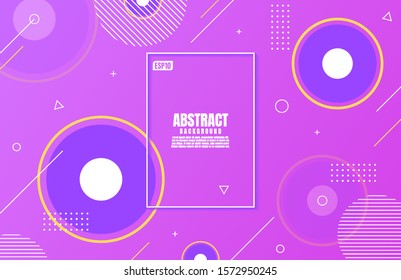 Abstract modern purple colors gradient with Geometric Shape for business background design, Poster; Card. Vector illustration