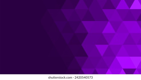 abstract modern purple elegant background with triangles shape for business