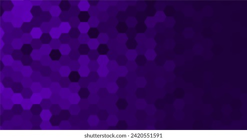 abstract modern purple elegant hexagons background