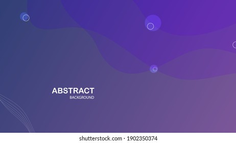 Abstract modern purple fluid gradient background, vector.