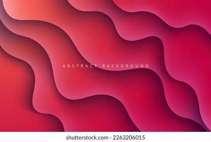 abstract modern purple gradient diagonal stripe with shadow and light papercut wave background. eps10 vector