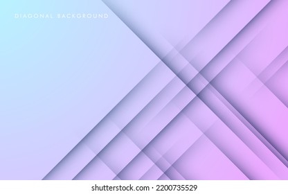 abstract modern purple soft gradient diagonal stripe with shadow and light background.eps10 vector