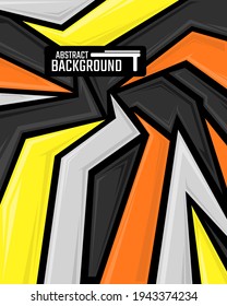 Abstract modern racing sport vector background. Abstract racing backgrounds for everyday use ranging from racing livery to car vinyl stickers and sports t-shirts.