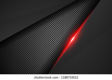 Abstract modern red black carbon fiber textured material design for background, wallpaper, graphic design