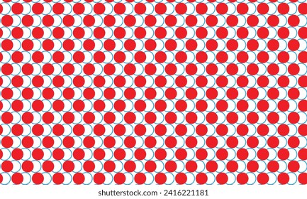 abstract modern red blue circle pattern.