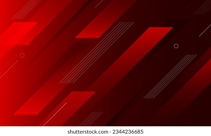 Abstract modern red gradient background. Vector illustration