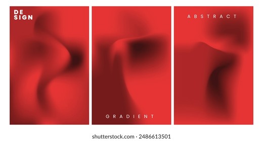 Abstract modern red gradient banner background vector illustration