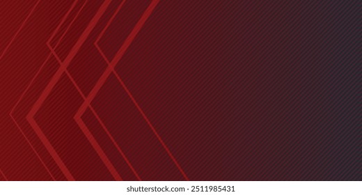 Abstractas líneas rojas modernas rayas de color de fondo degradado. Gradiente rojo granate con traje de línea elegante para el diseño de la presentación.