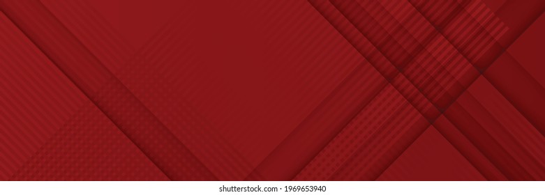 Resumen del fondo 3d rojo moderno superpuesto. Ilustración vectorial para folletos, tarjeta de visita, portada corporativa, afiche, diseño de presentación, portafolio, volante, banner, sitio web