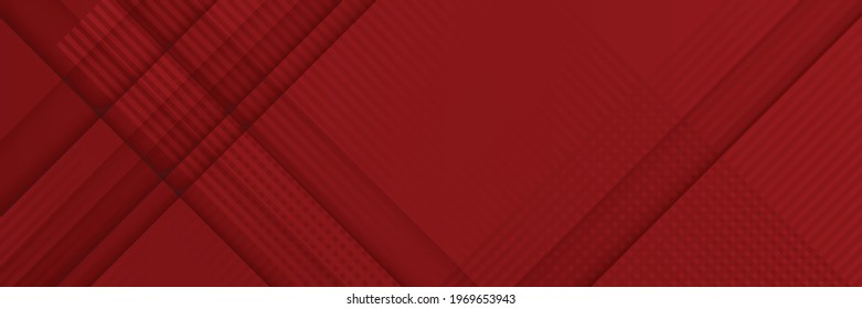 Abstract modern red overlapping 3d background. Vector illustration for brochure, business card, corporate cover, poster, presentation design, portfolio, flier, banner, website