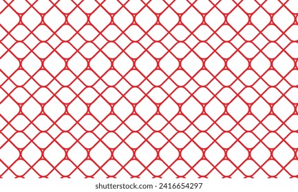 diseño de líneas redondeadas rojas abstractas y modernas.