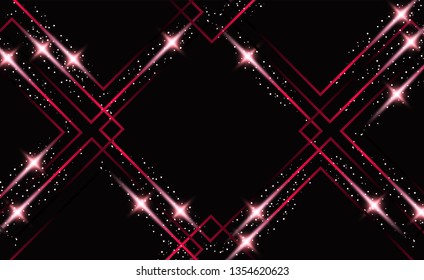 Abstract modern red square digital - Vector Background.