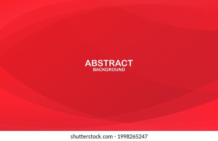 Abstract modern red wave background. Dynamic shapes composition. Eps10 vector
