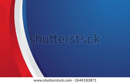 Abstract modern red white blue background