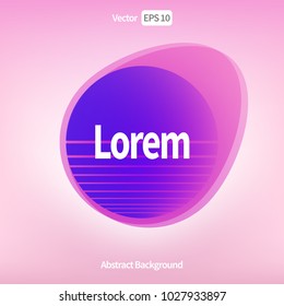Abstract modern retro background